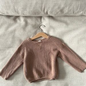 Zara kids waffle sweater 12- 18 months